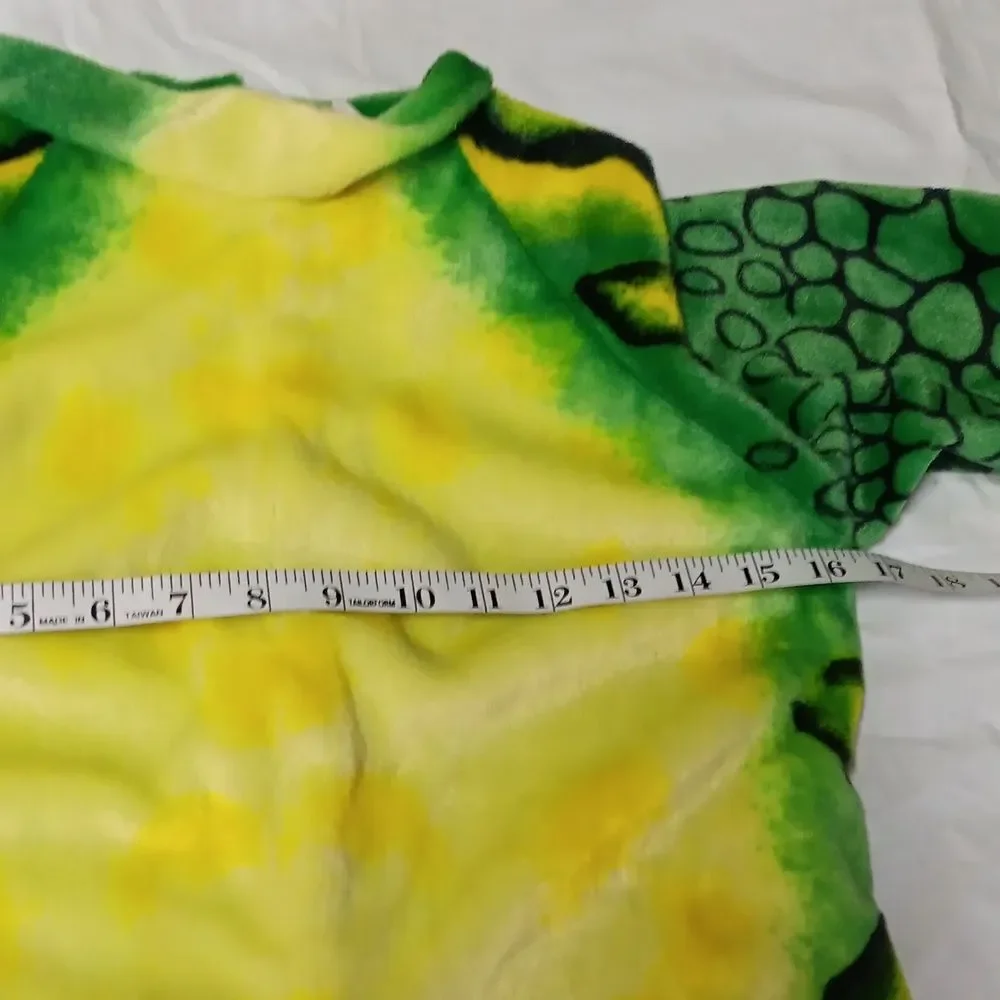 Kids Dinosaur Costume - Green and Yellow Toddler Size (2/3) Years Preowned